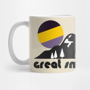 Retro Great Smoky ))(( Tourist Souvenir National Park Design Mug